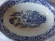 Piatto Da Portata Willow Ceramica Blu E Bianco - Staffordshire