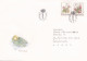 FLOWERS  FDC COVERS  CIRCULATED 1991, Tchécoslovaquie - Storia Postale