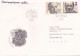 FAMOUS PEOPLE COVERS  FDC 3  CIRCULATED 1990 Tchécoslovaquie - Covers & Documents