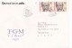 FAMOUS PEOPLE COVERS  FDC 3  CIRCULATED 1990 Tchécoslovaquie - Covers & Documents