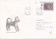 DOGS COVERS  FDC CIRCULATED 1990 Tchécoslovaquie - Lettres & Documents