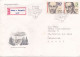 FAMOUS PEOPLE REGISTERED COVERS  CIRCULATED 1990 Tchécoslovaquie - Cartas & Documentos