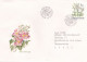 FLOWERS FDC 2 COVERS  CIRCULATED 1990 Tchécoslovaquie - Covers & Documents