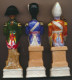 Lot De 3 Statuettes Soldats Officiers  De L'empire - - Andere & Zonder Classificatie