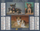 CALENDRIER ANNEE 2008, COMPLET, MUILTIVUE, CHIOTS COULEUR  REF 13867 - Groot Formaat: 2001-...