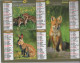 CALENDRIER ANNEE 2009, COMPLET, MUILTIVUE, ANIMAUX DE LA FORETS COULEUR  REF 13868 - Grand Format : 2001-...