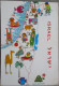 ISRAEL JERUSALEM HOLYLAND MAP MULTI VIEW POSTCARD CARTOLINA ANSICHTSKARTE CARTE POSTALE CARD KARTE POSTKARTE CP PC AK - Etiquettes D'hotels