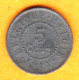 1915 - Belgique - Occupation Allemande - 5 Centimes Albert 1er - SUP. - 5 Centimes