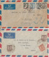 IRAQ - 1945+1952 - 2 ENVELOPPES AVION De BAGHDAD => CONSUL De GRECE à NICE - Irak