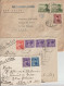EGYPTE - 1949/1950 - 3 ENVELOPPES Avec CENSURES Dont UNE RECOMMANDEE De ALEXANDRIE / CAIRE => CONSUL De GRECE à NICE - Cartas & Documentos