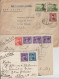 EGYPTE - 1949/1950 - 3 ENVELOPPES Avec CENSURES Dont UNE RECOMMANDEE De ALEXANDRIE / CAIRE => CONSUL De GRECE à NICE - Covers & Documents