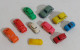 57581 Cs9 Lotto 10 Modellini Plastica 1/77 ? - Volkswagen / FIAT 500 / Innocenti - Other & Unclassified