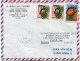 POLYNESIE FRANCAISE LETTRE PAR AVION DEPART PAPEETE 9-5-1964 POUR LA FRANCE - Storia Postale