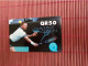 Phonecard QR 50 Tennis Sport 2 Photos Used  Rare - Qatar