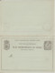 ETAT INDEPENDANT DU CONGO - CP ENTIER Avec REPONSE PAYEE ! - Stamped Stationery