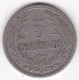 Uruguay 5 Centesimos 1909 A , En Copper Nickel , KM# 21 - Uruguay