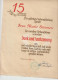 15 Jährige Mitgliedschaft Österreischer Verband Deer Kleingärtner .......... - 8.3.1952 - Autres & Non Classés
