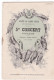 MUSIQUE ,,,,5e CONCERT POPULAIRE  De Ste Cecile De  Bordeaux   1901 1902    12 Pages - Afiches & Pósters