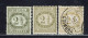 Portugal. 1876. N° 50 Et 50 B Neufs + 50 A Oblitéré. - Unused Stamps