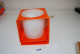 Delcampe - C308 Lampe Cube Orange Stella - Vintage 1970 - Art Deco - Art Nouveau / Art Deco