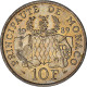 Monaco, Rainier III, 10 Francs, 1989, SUP, Nickel-Aluminum-Bronze, Gadoury:MC - 1960-2001 Francos Nuevos