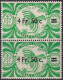 New Caledonia 1945 Sc 272 Calédonie 255b Pair With "missing Dot After C" Variety MNH** - Ongebruikt