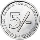 Somaliland, 5 Shillings, 2002, Aluminium, SPL, KM:5 - Somalie