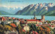 SUISSE - Lausanne - Les Alpes - Vue Générale - Carte Postale Ancienne - Lausanne