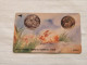 SINGAPORE-(1SUND)-Lunar Animal Series Rabbit-(189)(1SUND-002959)($2)(tirage-11.000)-used Card+1card Prepiad Free - Singapour
