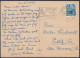 ⁕ Germany DDR 1955 Dresden - Prietitz ⁕ Postcard - Blumen - Geburtstagskarte - Cartes Postales Privées - Oblitérées