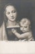 ARTS - Tableau - Firenze - Madonna Del Granduca - (Dettagio) Raffaello - Carte Postale Ancienne - Peintures & Tableaux