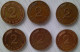 Allemagne Lot De 6 Pieces De 2 Pfennig  1962 1964 1968 1971 1971 1983 - 2 Pfennig