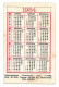 USSR Ukraine Sewing Machine Advertising Pocket Calendar Card 1971 - Petit Format : 1981-90