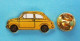 Delcampe - 1 PIN'S //   ** FIAT 500 JAUNE / 1957 ** - Fiat