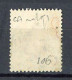 H-K  Yv. N° 106 ; SG N°107  Fil CA Mult (o)20c Vert-olive Et Violet-brun George V Cote 1,1 Euro BE 2 Scans - Gebruikt