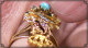 Magnifique Bague Léopold II De Belgique - Or Jaune 18 Carats - Diamants - Turquoise - #AffairesConclues - Anelli