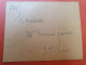 Italie - Cachet Militaire Au Dos D'une Enveloppe - J 129 - Military Mail (PM)