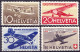 Schweiz Suisse 1944: 25 Jahre Luftpost - Poste Aérienne Zu F37-40 Mi 435-438 Yv PA36-39 * Falz MLH (Zu CHF 20.00 -50%) - Neufs