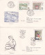 THE PAINTING  2 COVERS FDC  CIRCULATED 1977 Tchécoslovaquie - Brieven En Documenten