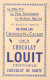 Chromo Image Du Chocolat Louit Rare Série La Plaidoirie De L'Avocat Lithographie Vieillemard & Fils - Louit