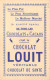Chromo Image Du Chocolat Louit Rare Série Le Premier Cigare Lithographie Vieillemard & Fils - Louit