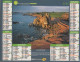 CALENDRIER ANNEE 2010, COMPLET, ARCHIPEL DES GLENANS, VOILIERS, ILE DE BREHAT COULEUR REF 13881 - Formato Grande : 2001-...