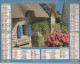 CALENDRIER ANNEE 2013, COMPLET, MAISON FLEURIE A BURANO ITALIE, CHAUMIERE A KERASCOET FINISTERE COULEUR REF 13883 - Formato Grande : 2001-...