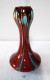 E2 Vase En Verre Multicolore - Coulée De Couleur - Marqué 59 - Design - Art Deco - Jarrones