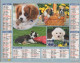 CALENDRIER ANNEE 2014, COMPLET, MULTIVUE, CHIOTS COULEUR REF 13884 - Big : 2001-...