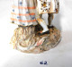 Delcampe - E2 Rare Volkstedt Porcelain Figurine Courting Couple German Richard Eckert - Porcelaine Allemande - Meissen (DEU)