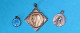 RELIGION, Médaille Religieuse, 2 Scans, LOT DE 3 MEDAILLES RELIGIEUSES,  Frais Fr 2.00 E - Religion &  Esoterik