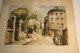 E1 Lucien Delarue 1925/2011 - Rue Norvins Paris Montmartre - Côté Artprice - Aquarelle - A Parisian Street Scene With - Acquarelli