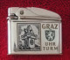 TCW ROYAL AUSTRIA+VINTAGE BENZIN LIGHTER+GRAZ UHR TURM - Sonstige & Ohne Zuordnung