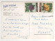 2 Beaux Timbres , Stamps Poste Aérienne " Fruits : Prune , Pomme " Sur Cp , Carte , Postcard De 1963 - Liban